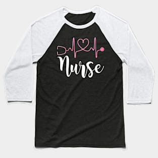 Stethoscope Nurse Rn Registered Nurses Baseball T-Shirt